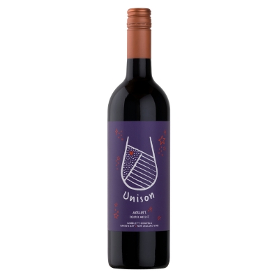 Unison New Zealand Merlin's Reserve Merlot Wine 2016